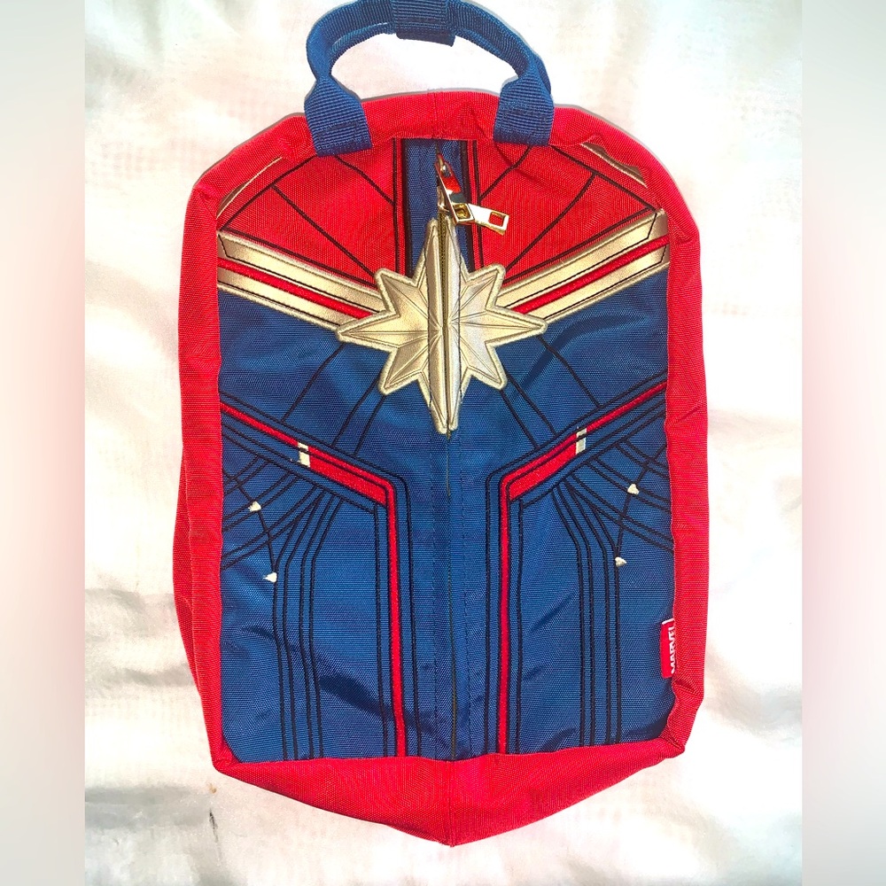 Disney Captain Marvel Reversible Backpack to Hand Bag